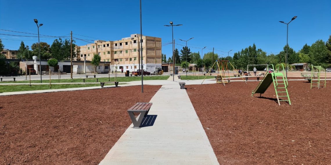 La plaza del barrio Belgrano de Cutral Co será inaugurada este año