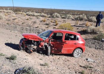Grave accidente en la ruta 22 deja tres personas heridas