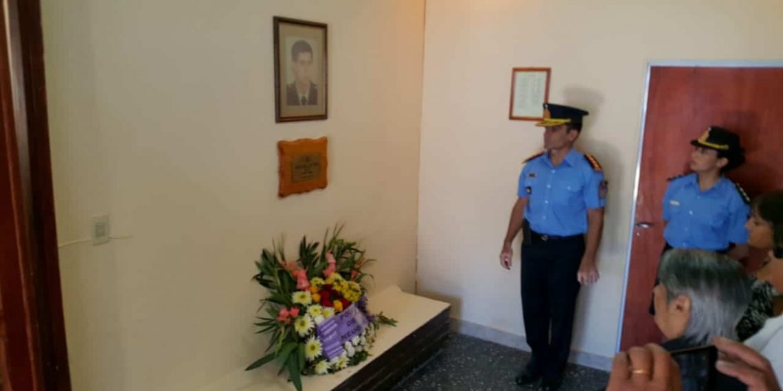 Recordaron al cabo Juan Belarde, asesinado en Cutral Co en 1994