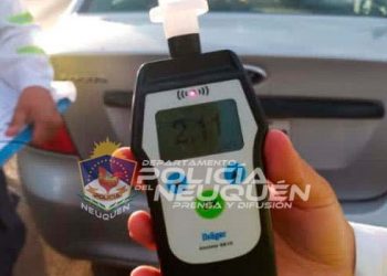 Operativo Pehuén: un auto secuestrado por alcoholemia positiva en Plaza Huincul