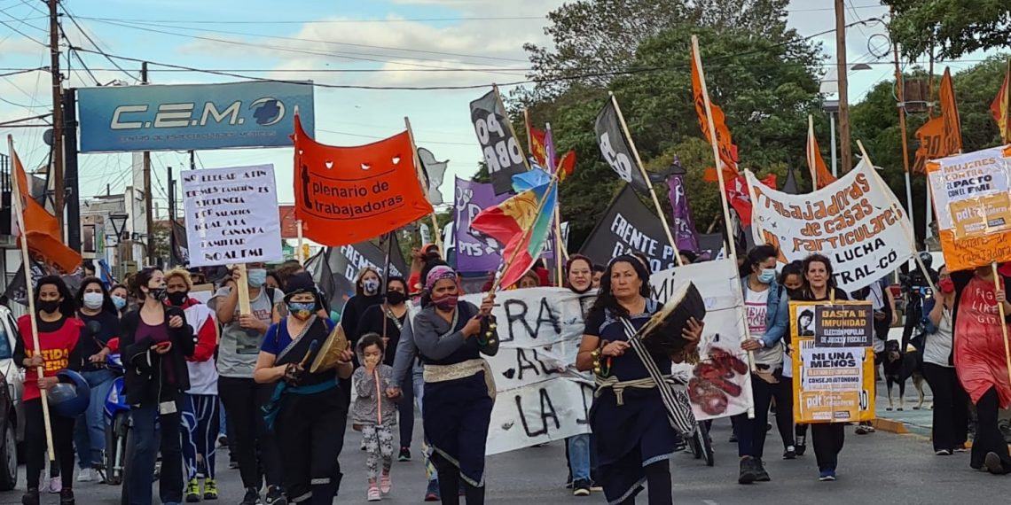 8M: marcha y acto para conmemorar el día de la Mujer en Cutral Co y Huincul