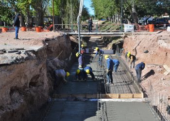 Avanza la obra pluvioaluvional en el “canal chico” de Cutral Co y Huincul