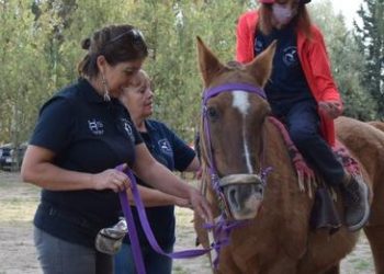 La equinoterapia volvió a Plaza Huincul