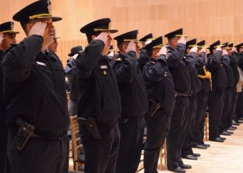 Hubo ascensos en la policía y se realizó un acto en Cutral Co