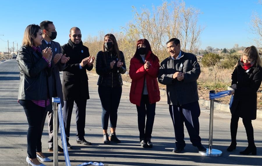 Inauguraron la obra de asfalto en Parque Industrial de Cutral Co