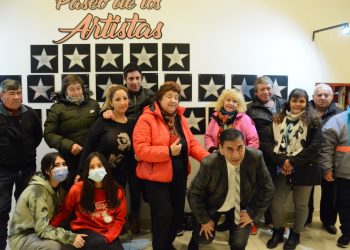 Sumaron 10 estrellas al paseo de los artistas de Cutral Co