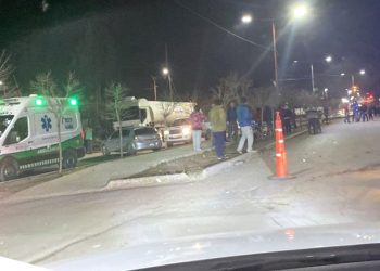 Montan operativo policial en barrio Otaño tras un choque en avenida Castagnous