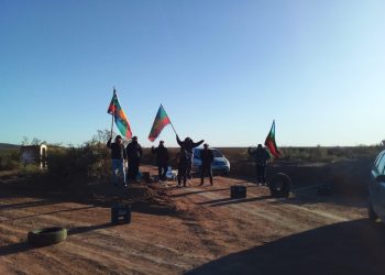 Cutral Co: Hay protesta de la comunidad mapuche en el área de Loma Negra