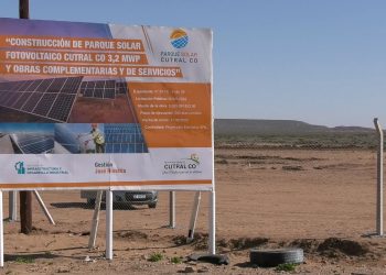 Parque solar: avanzan en la preparación del suelo donde funcionará la planta de Cutral Co