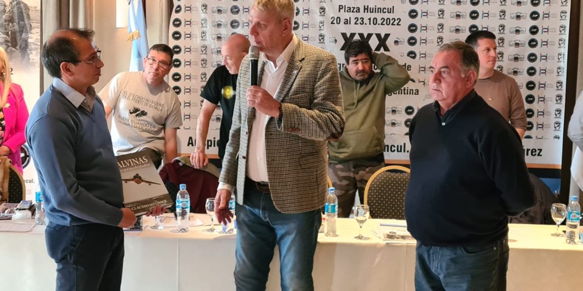 Inició el Congreso Nacional de Combatientes de Malvinas en Plaza Huincul