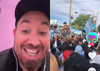 Un youtuber español reaccionó a los festejos de los hinchas de Cutral Co