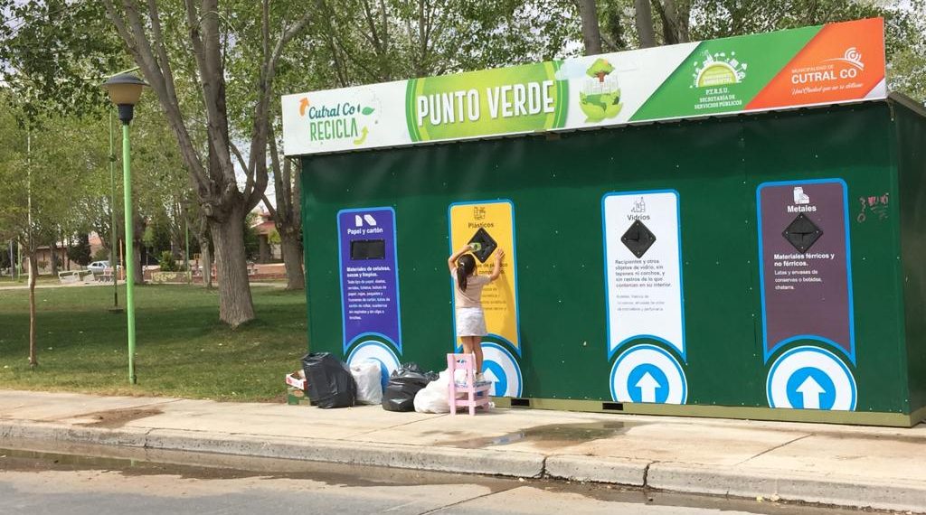 ¿Separás los residuos en tu casa? Hay un nuevo Punto Verde en Cutral Co