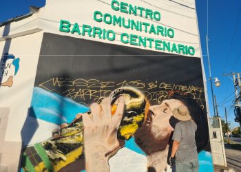 Messi tendrá su primer mural en barrio Centenario de Huincul
