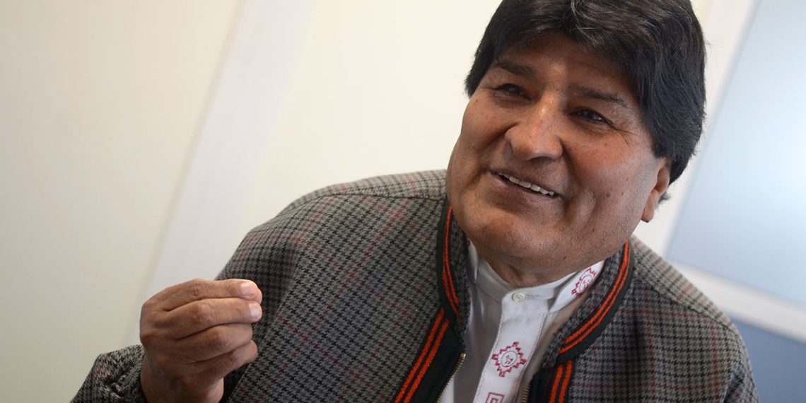 Evo Morales llega para apoyar la candidatura de Ramón Rioseco