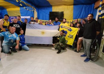 La Peña de Boca homenajeó a “los pibes de Malvinas” en Cutral Co