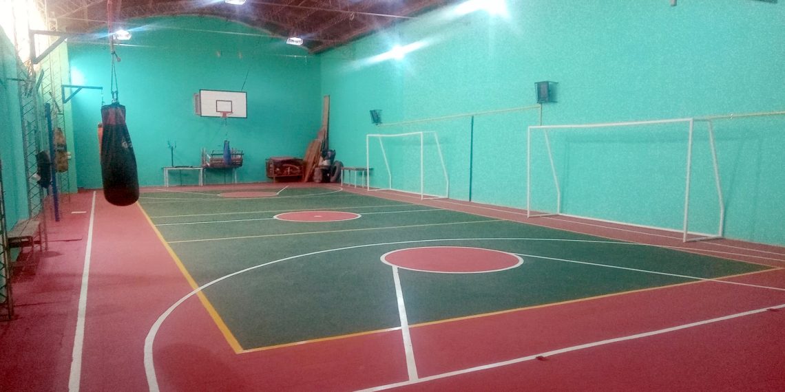 Las obras en el minigimnasio barrio Unión están casi finalizadas
