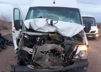 Hubo heridos tras un choque de un transporte petrolero cerca de Añelo