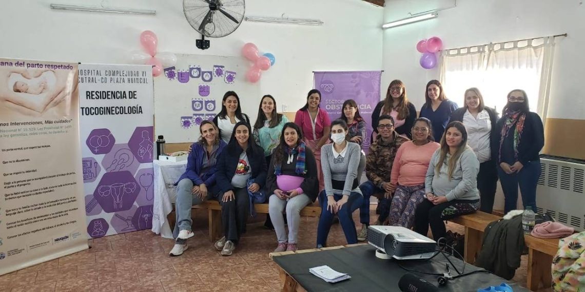 Así se celebró en el hospital de Cutral Co y Plaza Huincul la semana del parto respetado