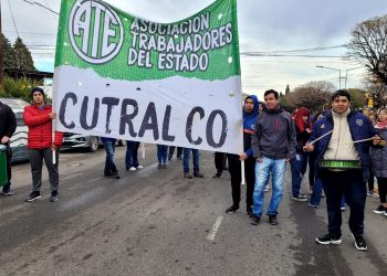 ATE se movilizó en Cutral Co por la represión en Jujuy