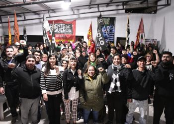 El Frente de Izquierda Unidad presentó a sus candidatos para las elecciones 2023 en Cutral Co y Huincul