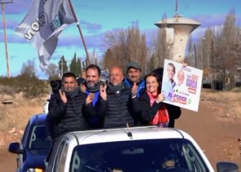 Rubén “Ojito” García recorrió la zona rural de Cutral Co