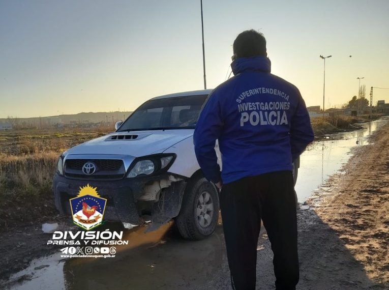 Encontraron en Neuquén una camioneta robada en Plaza Huincul