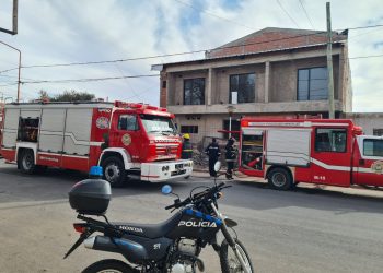 Ruca Quimey: incendio en una construcción generó daños importantes