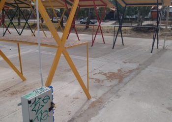 Cutral Co: Rompieron estructuras del Paseo de los Artesanos