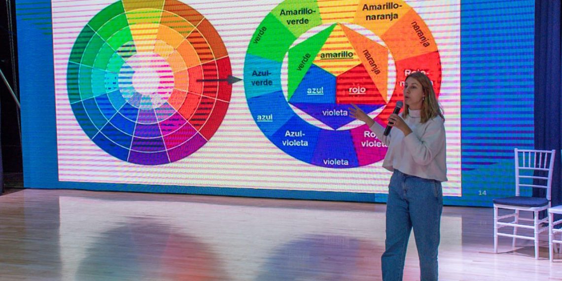 El muralismo sustentable fue el eje de una clínica en Cutral Co