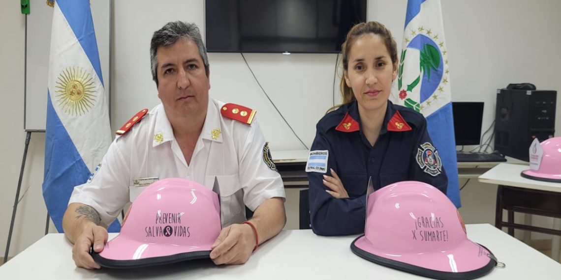 Bomberos de Cutral Co harán jornada de concientización sobre el cáncer de mama