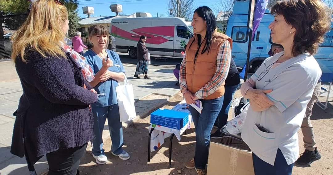 Fue intensa la actividad del mamógrafo móvil  en Plaza Huincul