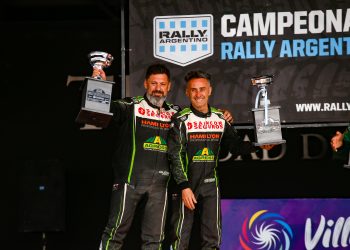 Podio para Alejandro Cancio en el Rally de Villa Mercedes y llegará con chances al final