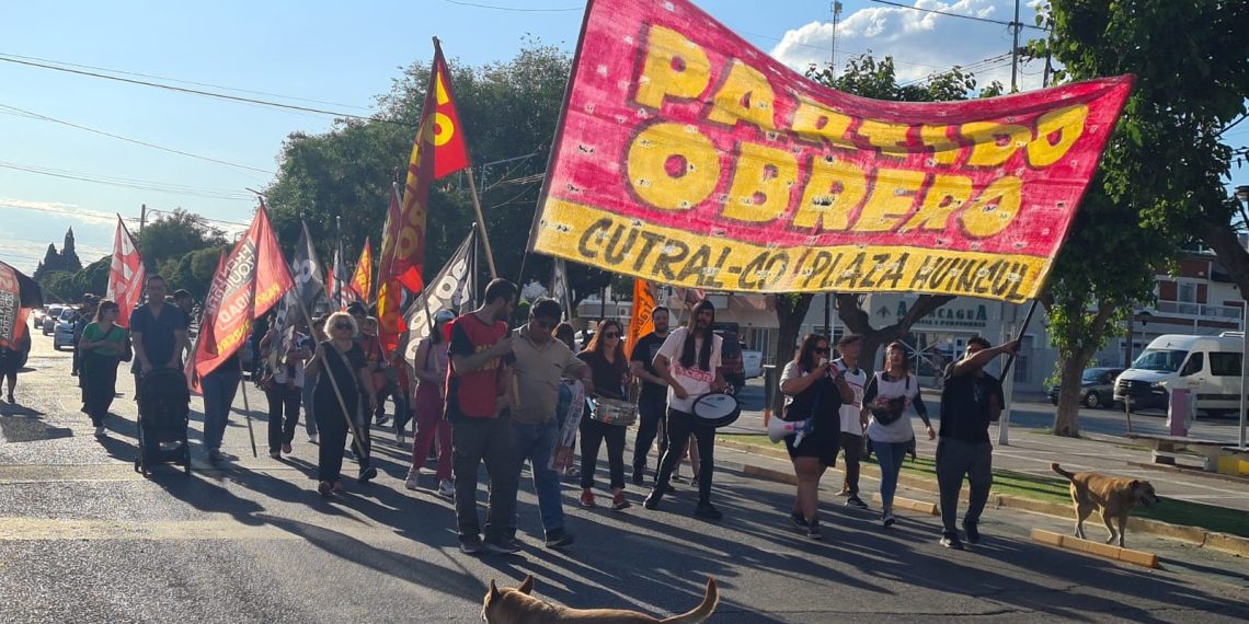 Hubo marcha en Cutral Co y Plaza Huincul en este 20 de diciembre