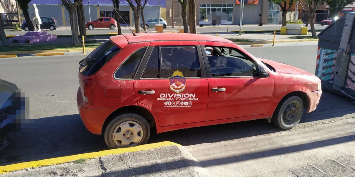 Cutral Co: Un auto robado estaba escondido en una chacra