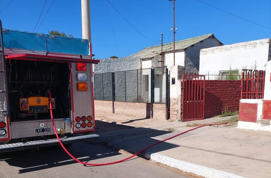 Controlaron incendio en barrio Central