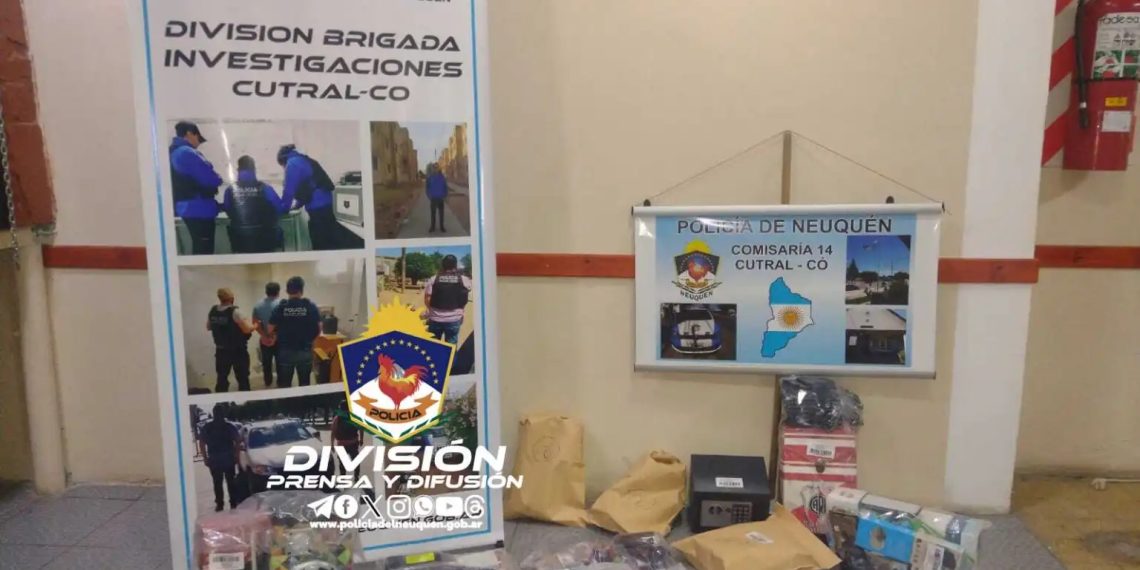 Recuperaron mercadería robada de un comercio céntrico de Cutral Co