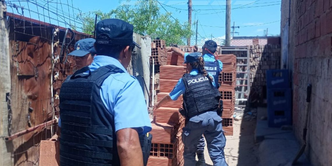 Allanamiento en Cutral Co: Recuperan materiales robados en Plaza