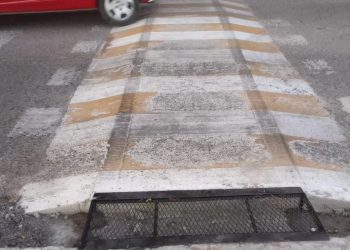 Plaza Huincul: Finalizaron la obra de cruces peatonales en la rotonda de barrio Central