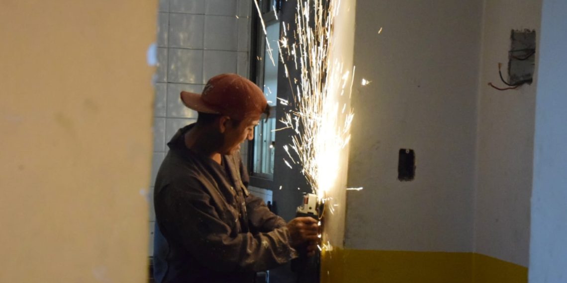 Plaza Huincul recuperó la sede del barrio Mosconi
