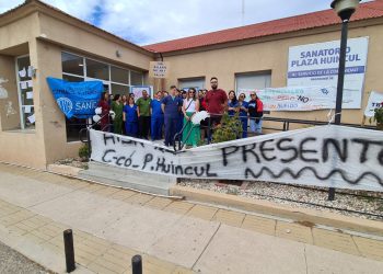 No hay atención en el Sanatorio Plaza Huincul por el paro del personal de salud privada