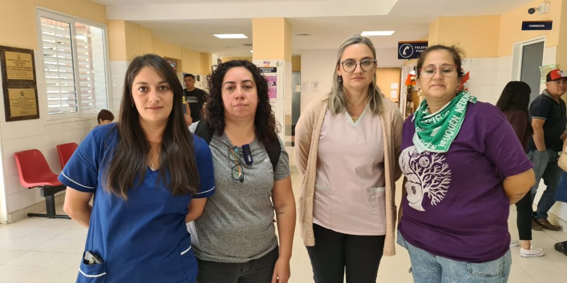 Hubo protesta en salud mental del hospital de Cutral Co