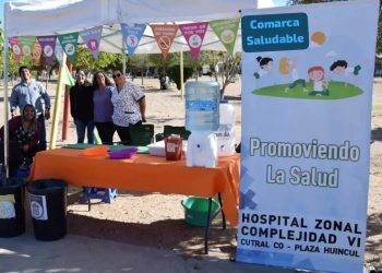 La Comarca Saludable estuvo presente en el torneo de Beach Voley en Plaza Huincul