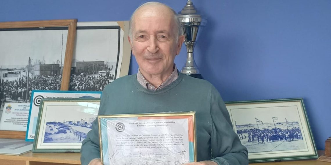 Comerciantes de Cutral Co y Plaza Huincul reconoció a Carlos Arens