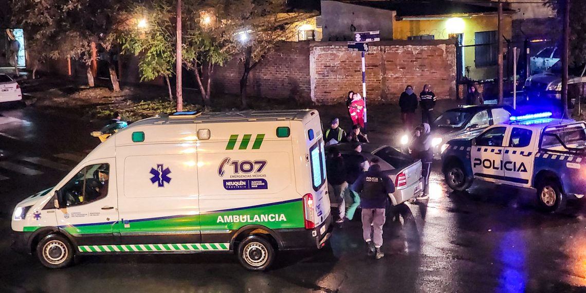 Hubo un choque en el barrio Centro Sur de Cutral Co