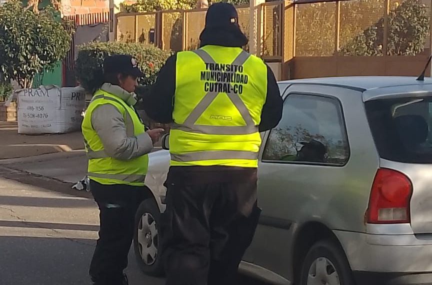 Siguen los controles de tránsito en el centro de Cutral Co