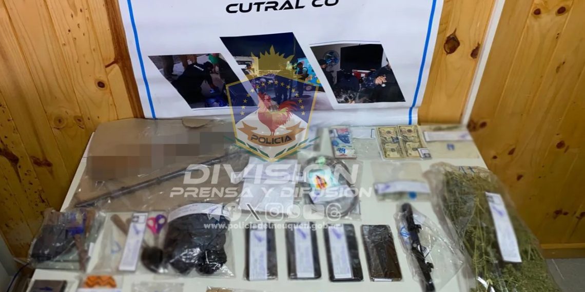Vendían estupefacientes en el barrio 25 de Mayo de Cutral Co y los demoraron