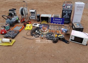 Robaron hasta una camioneta en una base petrolera en Challaco y la recuperaron