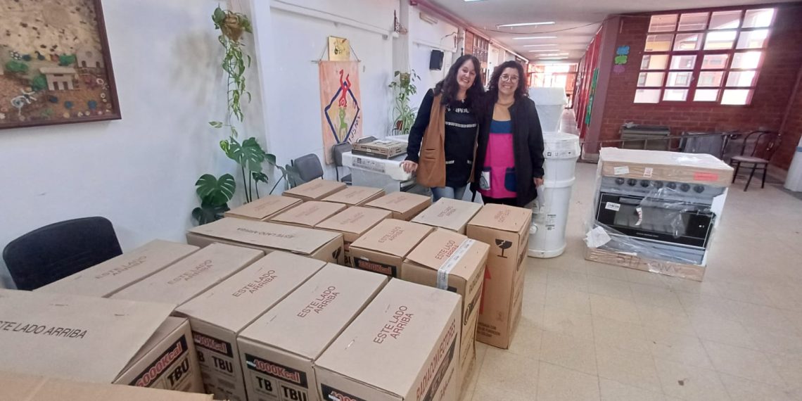 Llegaron los equipos de calefacción a la escuela Especial N° 2 de Plaza Huincul