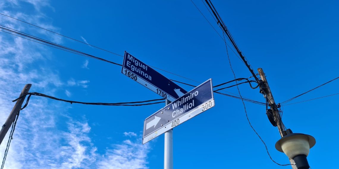 Cutral Co: Agregaron cartelería en el barrio Pueblo Nuevo