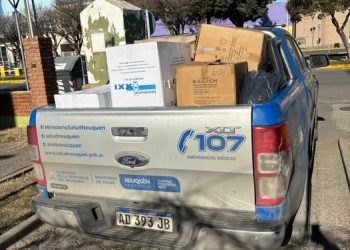 El hospital entregó 140 kilos de material reciclable a la Unidad 21 de Cutral Co